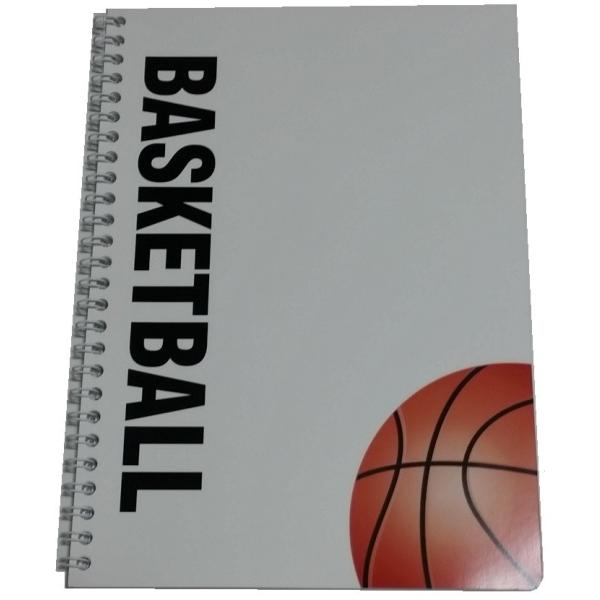 バスケットボールノート　Ｂ５　Ｗリングタイプ　スポーツノートシリーズ