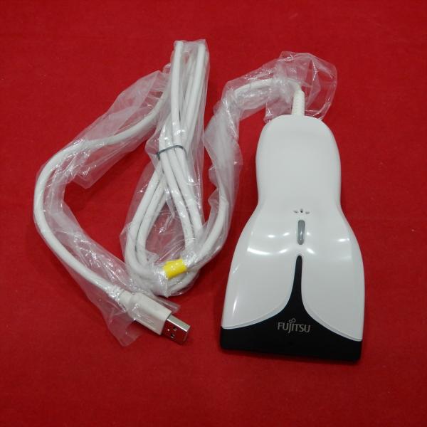 　バーコードを読み取ってPCに送信。　USBに接続するだけでキーボードからの入力同様にデータが入ります。　傷等なく良品です。付属品　なし　動作には問題ありません。中古品の為メーカー保証はありません。ブランド 富士通型番  FMV-BCR21...