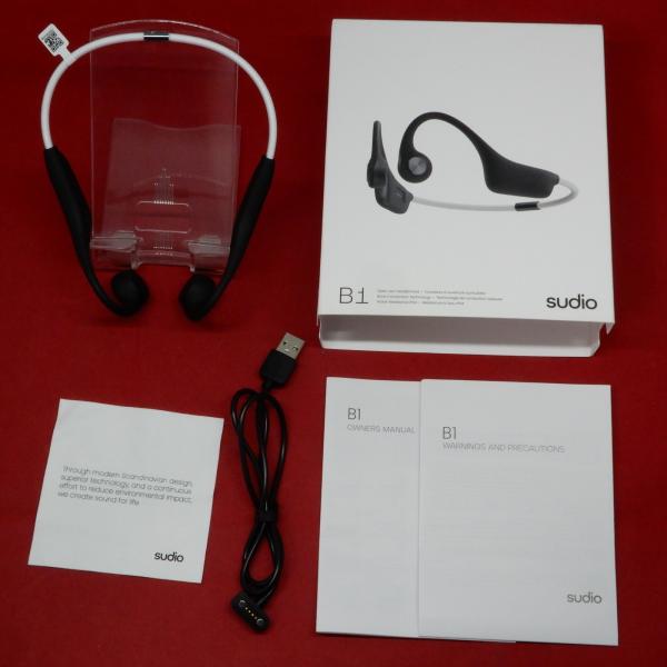 Sudio B1 骨伝導ネックバンドヘッドホン ブラック