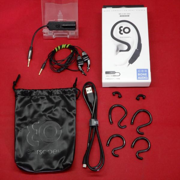【中古品】WR-5 HK-1002-B(ブラック) イヤーフック型 骨伝導イヤホン(中古品) 中古品】WR-5 HK-1002-B(ブラック) イヤーフック型 骨伝導イヤホン