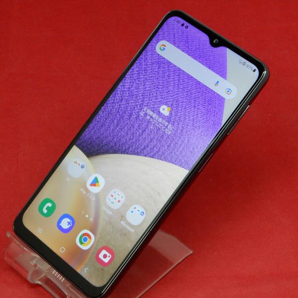 SAMSUNG Galaxy A32 SCG08 5G対応 auSIMロック解除済 オーサムブラック