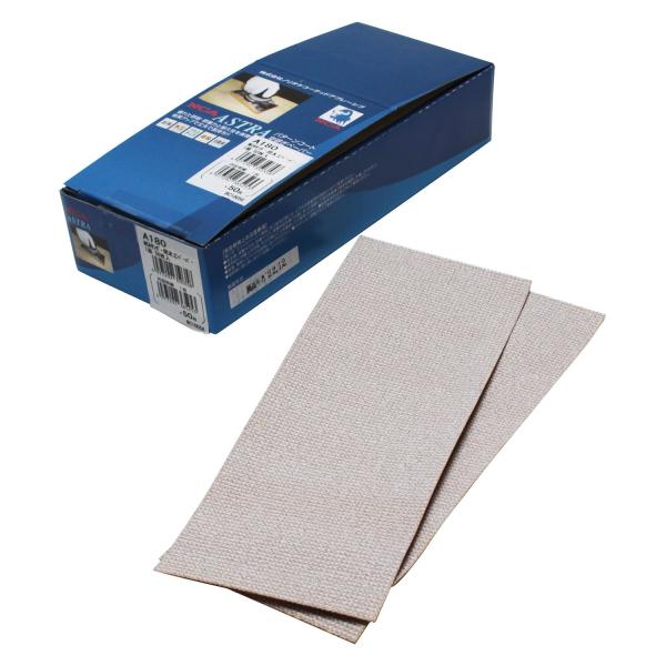【商品概要】サイズ:93×230mm粒度:180入数:1箱50枚入材質:クラフト紙、熱硬化性樹脂、アルミナ砥材【商品説明】【商品詳細】ブランド：NCA商品種別：DIY・工具・ガーデン商品名：NCA サンダー用木工ペーパー A#180 50枚...