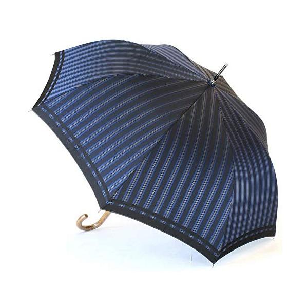 【商品概要】江戸の「粋」の文化を育んできた織物技術が魅せる、さりげないお洒落感を、２面性を持たせた立体感のあるストライプの生地に織り上げました。皇族に傘地を納めている槙田商店の職人が心を込めて作った高級傘です。市場で販売されている傘の多くが...