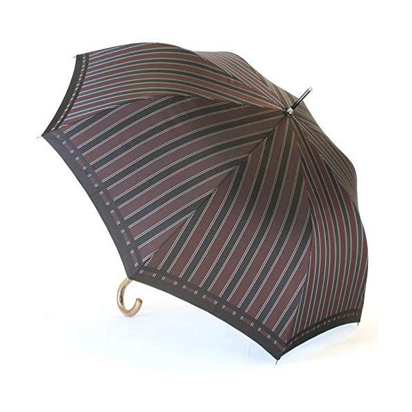 【商品概要】江戸の「粋」の文化を育んできた織物技術が魅せる、さりげないお洒落感を、２面性を持たせた立体感のあるストライプの生地に織り上げました。皇族に傘地を納めている槙田商店の職人が心を込めて作った高級傘です。市場で販売されている傘の多くが...