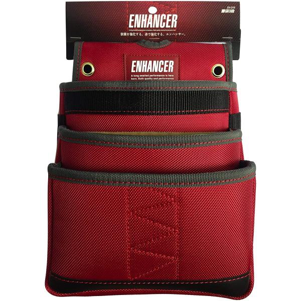 【商品概要】生地:ポリエステル100デニール、合皮金属部品:鉄リベット、アルミハトメ【商品説明】【商品詳細】ブランド：ビッグマン(Bigman)商品種別：DIY・工具・ガーデン商品名：BIGMAN(ビッグマン) ENHANCER 腰袋 3段...