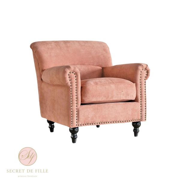 アンティーク　一人掛けソファ　ヴィンテージ レトロ　ピンク 一人掛けソファ ヴィンテージ レトロ ピンク レトロ ソファー ひとり