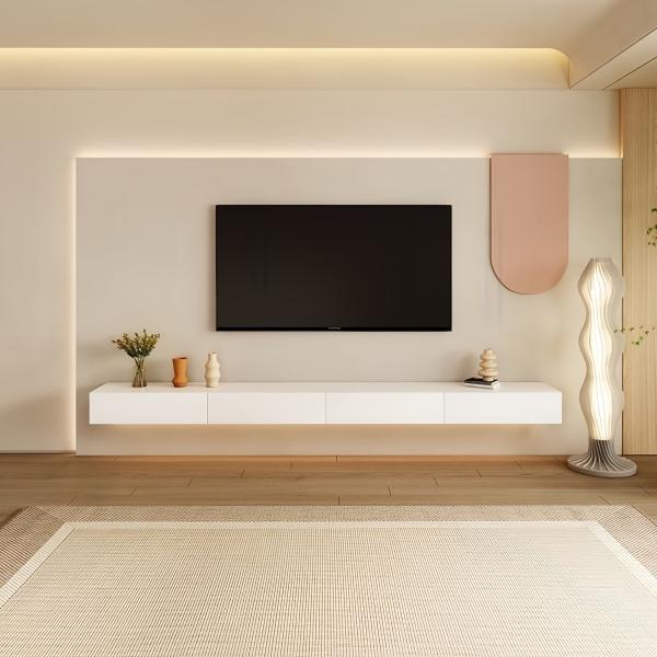 テレビ台 壁掛け フローティングテレビボード ローボード テレビキャビネット 引き出し付き 収納付き 壁掛けテレビ台 北欧 モダン リビング収納 AVボード