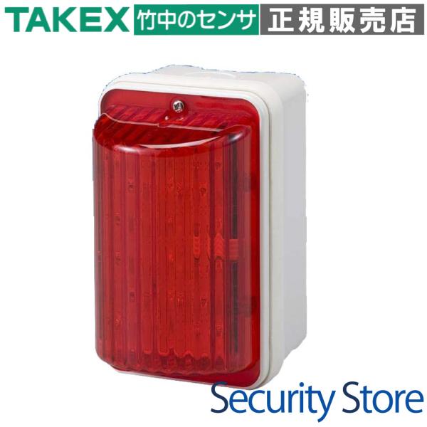 LF-12RA】 LEDフラッシュライト DC12〜24V レッド TAKEX 竹中