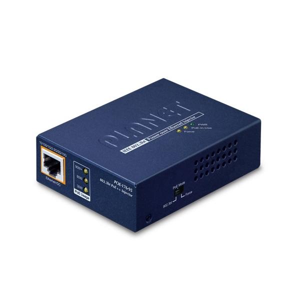 95W POE++ インジェクター 10/100/1000/2.5G/5G/10Gbase-T POE-176-95