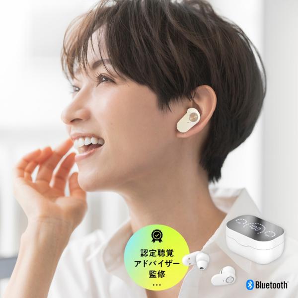 ■充電ケース：W63×H49.5×D24mm/重量：36g■イヤホン：W34.5×H15×D25mm/重量：4g(片耳）■内蔵電池：リチウムポリマー電池■充電時間：充電ケース/約2時間、イヤホン/約1.5時間■バッテリー容量：充電ケース/4...