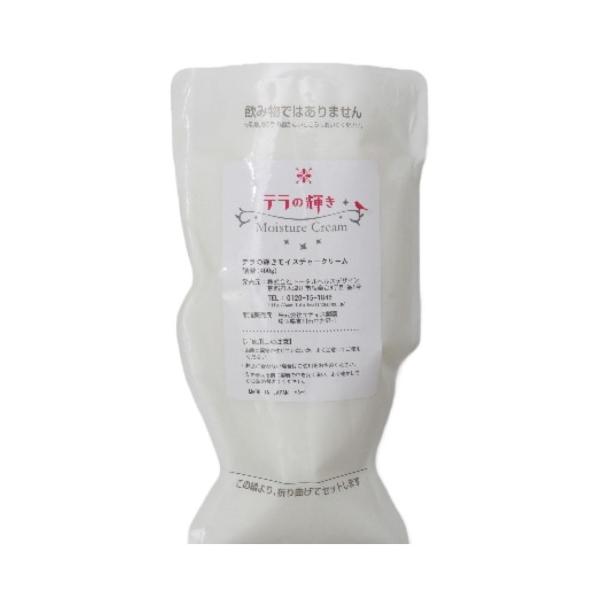 テラの輝き モイスチャークリーム 詰替え 400g ＋ ポンプ容器 トータルヘルスデザイン ゲルクリーム テラの輝き モイスチャークリーム 詰替 パウチ 400g トータルヘルス