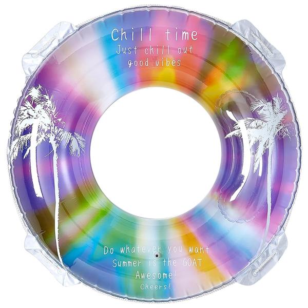 イガラシ 120cm浮き輪 チルタイムウキワ ロープ付き RLC-121V
