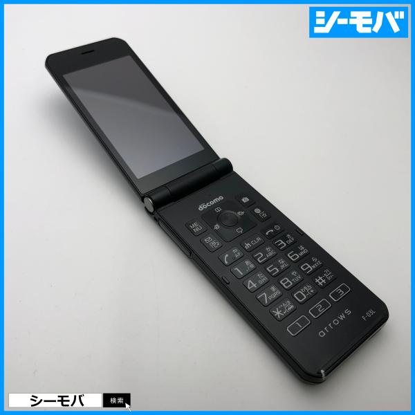 ガラケー arrows ケータイ F-03L SIMフリーSIMロック解除済 ブラック