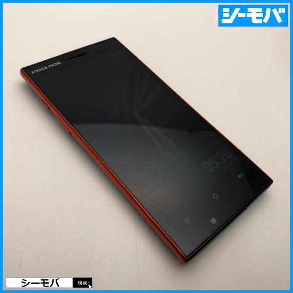 スマホ AQUOS PHONE 104SH ネイビー 中古 SIMロック解除済SIM