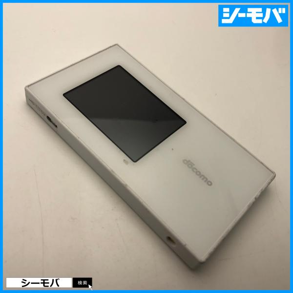 ルーター N-01H docomo Wi-Fi STATION ホワイト モバイルWi-Fiルーター