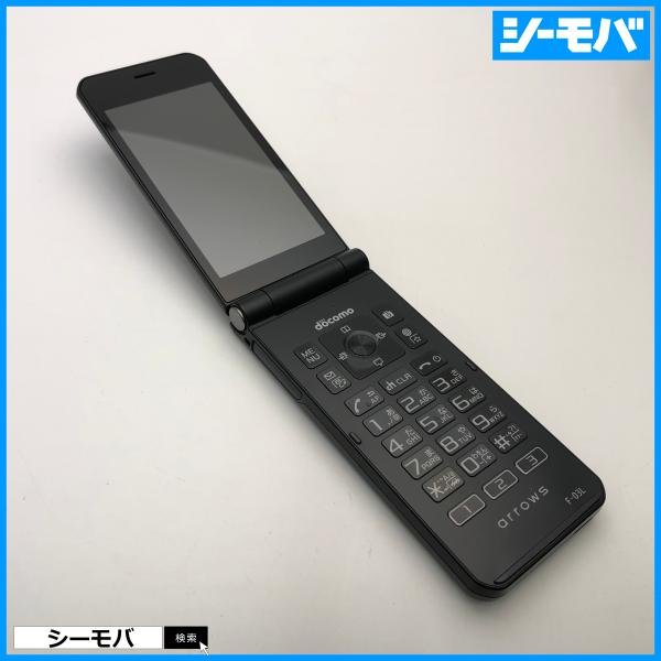 ガラケー arrows ケータイ F-03L SIMフリーSIMロック解除済 ブラック 中古 ドコモ docomo A16933