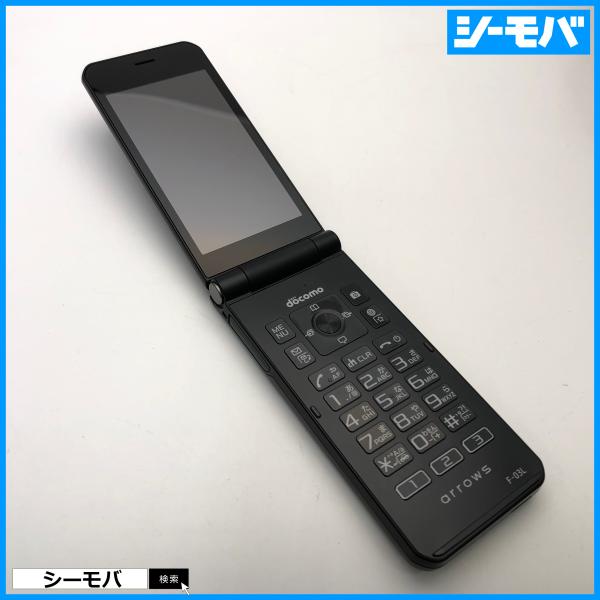 ガラケー arrows ケータイ F-03L SIMフリーSIMロック解除済 ブラック