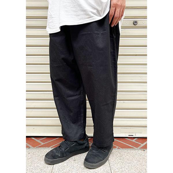 VOIRY ヴォイリー | SUNDAY PANTS COTTON JACQUARD [BLACK