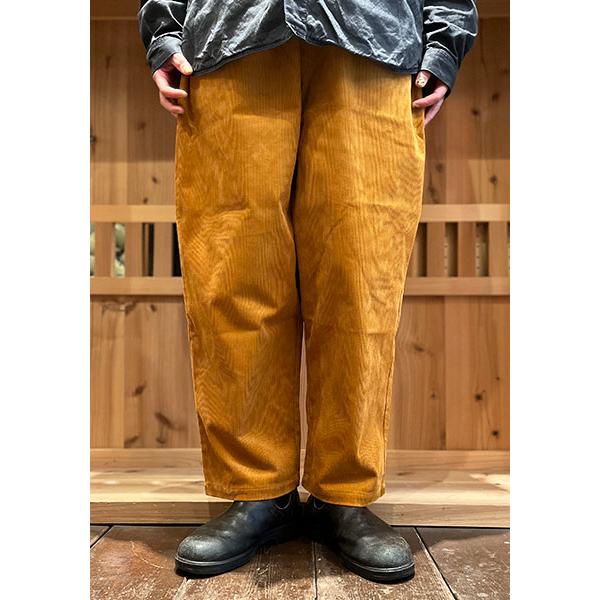 VOIRY ヴォイリー | SUNDAY PANTS CORDUROY [MUSTARD] サンデーパンツ