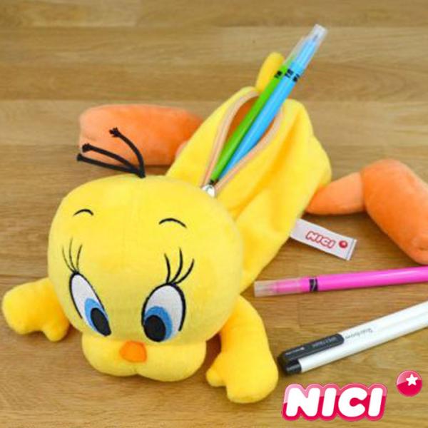 nici ペンケース ペンポーチ ニキ フィギュアペンポーチ ルーニー テューンズ トゥイーティー ステーショナリー ドイツ フィギュアポーチ 女の