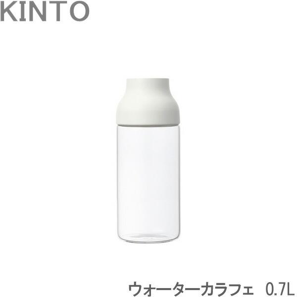 Kinto カラフェ ピッチャー 冷水筒 耐熱 ガラス 700ml Capsule ウォーターカラフェ ホワイト 水差し カプセル 食洗機対応 麦茶ポット 電子レンジ対応 冷水ポット Th Seek 通販 Yahoo ショッピング