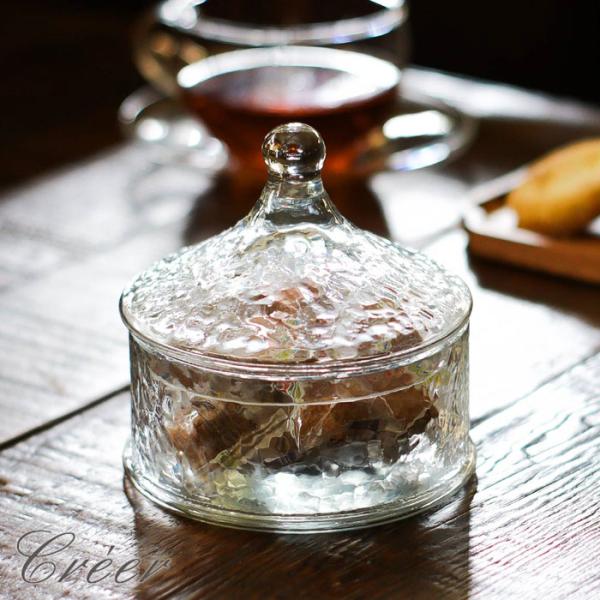 creer（クレエ） 保存容器 キャニスター 小物入れ ガラス アクセサリー