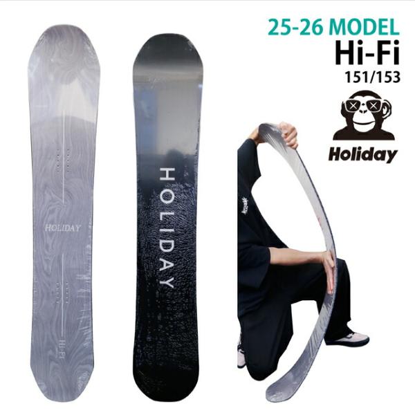 Hi-Fi HOLIDAY スノーボード 日本製 156cm 予約商品】HOLIDAY Hi-Fi 149/151/153/156cmホリデイハイファイ 2025
