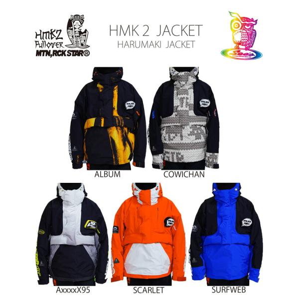 【予約商品】26-27 MTN.ROCK STAR【マウンテンロックスター】HMK2 JACKET 3LAYER スノーボード ウェア【正規品】