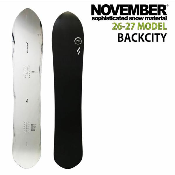 【予約商品】NOVEMBER BACKCITY 158-162cm　ノーベンバーバックシティー　2026-27モデル