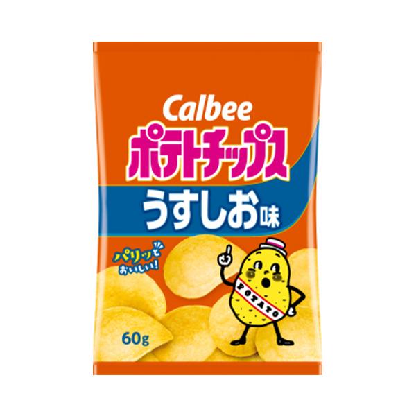 カルビー ポテトチップス うすしお味 ６０ｇ 24個 b ディスカウントストア てんこもり 通販 Yahoo ショッピング