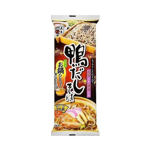 五木食品　鴨だしそば　2人前（228g　袋）×12個 (爆買)