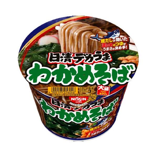 日清食品　日清デカうま わかめそば（106g）×12個 (爆買)