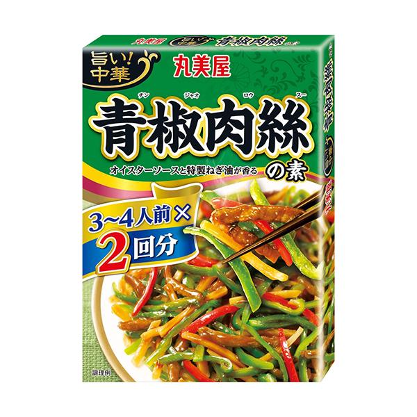 丸美屋　旨い！中華　２回分青椒肉絲の素　箱１４０ｇ×10個 (爆買)