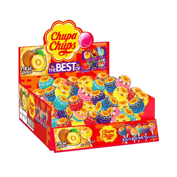 他サイト： クラシエフーズ　チュッパチャプス　ザ・ベスト・オブ・フレーバー 45本（あめ・飴・キャンディ・キャンデー）の商品画像