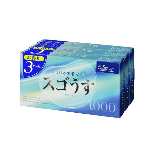 スゴうす1000　12個入3箱パック　（送料無料）（ポストC） (爆買)