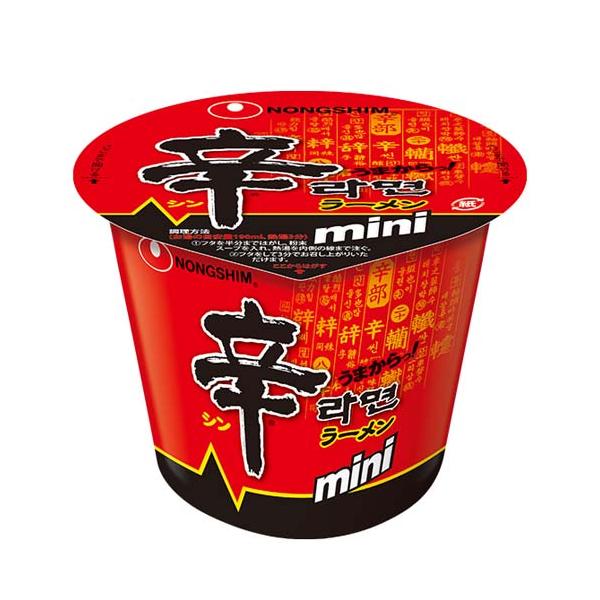 農心ジャパン　辛ラーメン ミニカップ（49g）×24個 (爆買)