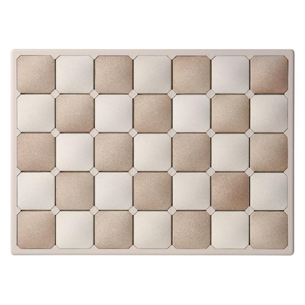 ・タイルと床の間に隙間があるので裏面の通気性を確保・天日干しでもヒビ割れしにくい素材で、早く清潔に乾かせます・洗剤を使って洗っても吸水力が低下しにくい!・取り外し可能な構造で、万一破損しても簡単に交換できます●パッケージ：化粧箱●パッケージ...