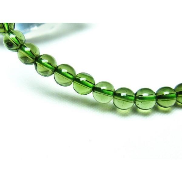 モルダバイト ブレスレット 5mm t64-547 モルダバイト ブレスレット 5mm t64-547
