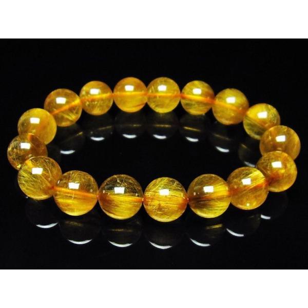 ゴールドタイチンルチル ブレスレット 12mm t473-4236 ゴールドタイチンルチル ブレスレット 12mm t473-4236