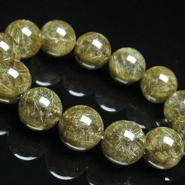 プラチナルチルクォーツ ブレスレット 17mm パワーストーン 天然石 K117 10 Aak117 10 誠安天然石専門店 通販 Yahoo ショッピング