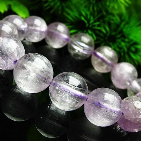 クンツァイト ブレスレット 14mm パワーストーン 天然石 k1-1306 : 誠