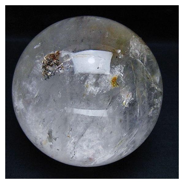 ガーデンクォーツ（庭園水晶） 丸玉 88mm t100-4669 : 誠安天然石専門