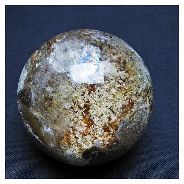 ガーデンクォーツ（庭園水晶） 丸玉 42mm t100-4739 : 誠安天然石専門