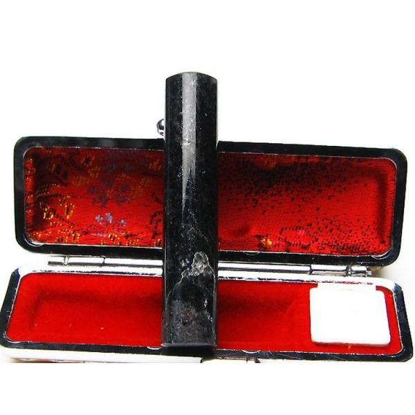 黒虎目石 印材 (12mm) タイガーアイ ブラックタイガーアイ