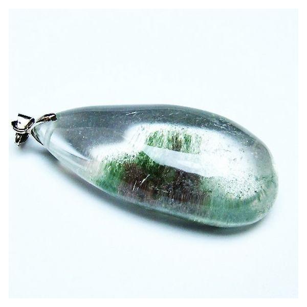 ガーデンクォーツ（庭園水晶） ペンダント t136-4548 : 誠安天然石専門