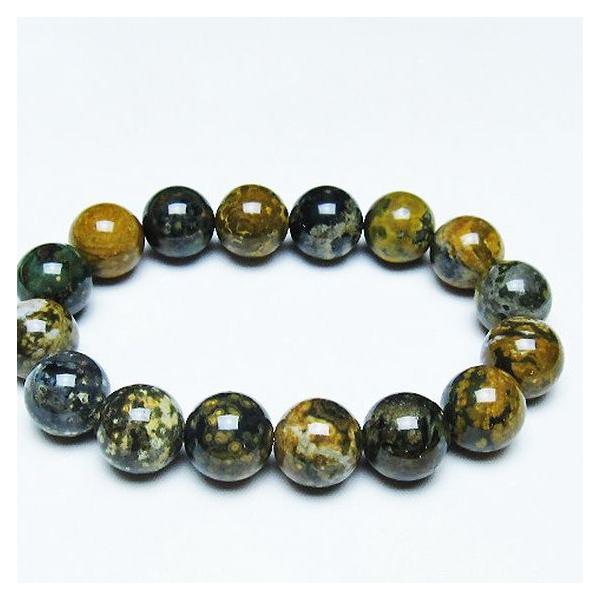 【超希少石/最強品質】天眼オーシャンジャスパー＊約11mm＊　天然石ブレスレット パワーストーン 天然石 オーシャンジャスパー ブレスレット 13mm [T153