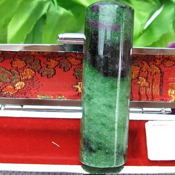 ルビーインゾイサイ 印材販売 (篆刻不可) (18mm) パワーストーン