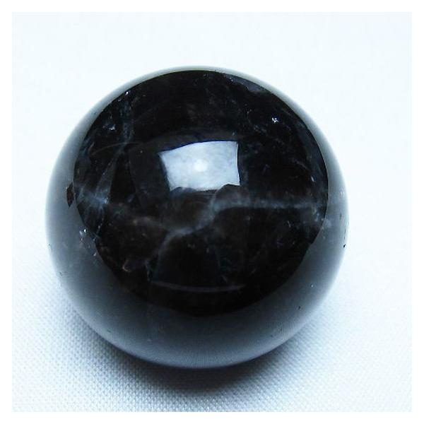 モリオン 純天然 黒水晶 丸玉 34mm t220-9860 : 誠安天然石専門店