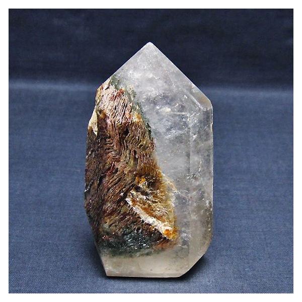 ガーデンクォーツ（庭園水晶）ファントム 六角柱 t222-2457 : 誠安