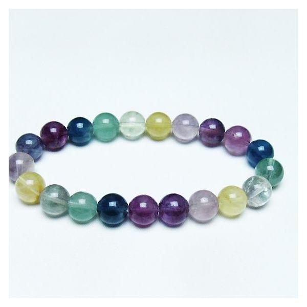 フローライト ブレスレット 9mm t229-5248 : 誠安天然石専門店 - 通販